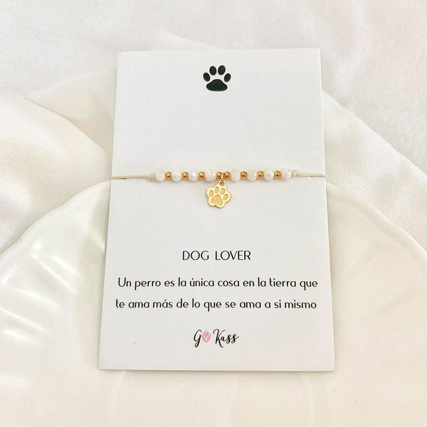 Pulsera huellita de perro