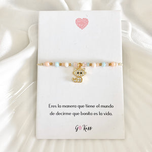 Pulsera de gato para mujer